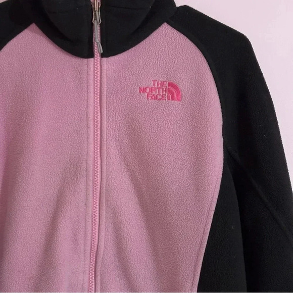 The North Face Light Pink and Black Breast Cancer Awareness Fleece Full Zip - Picture 4 of 12